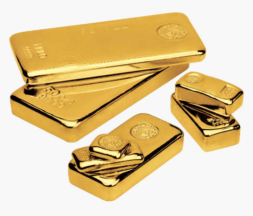 Gold Coins And Bars Png, Transparent Png
