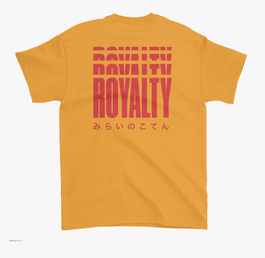 Royalty Ph Gradient 
 Class - T Shirt With Orange Fruit, HD Png Download
