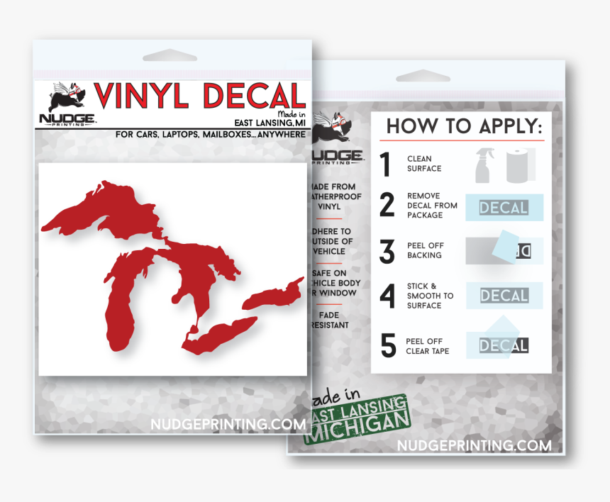 Transparent Car Decals Png - Michigan Great Lakes Svg, Png Download
