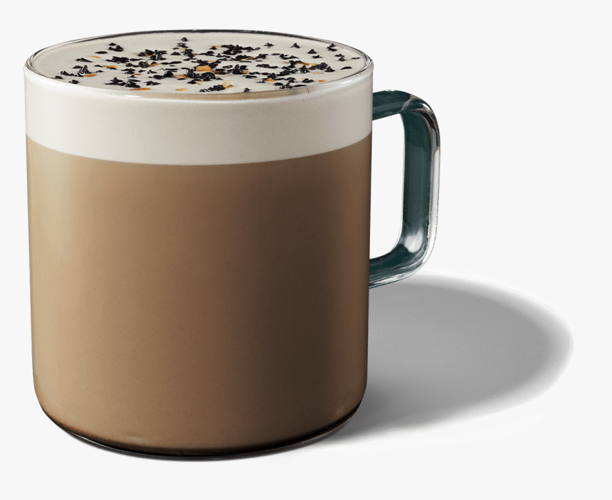 Starbucks Teavana Black Sesame Tea Latte - Coffee Cup, HD Png Download