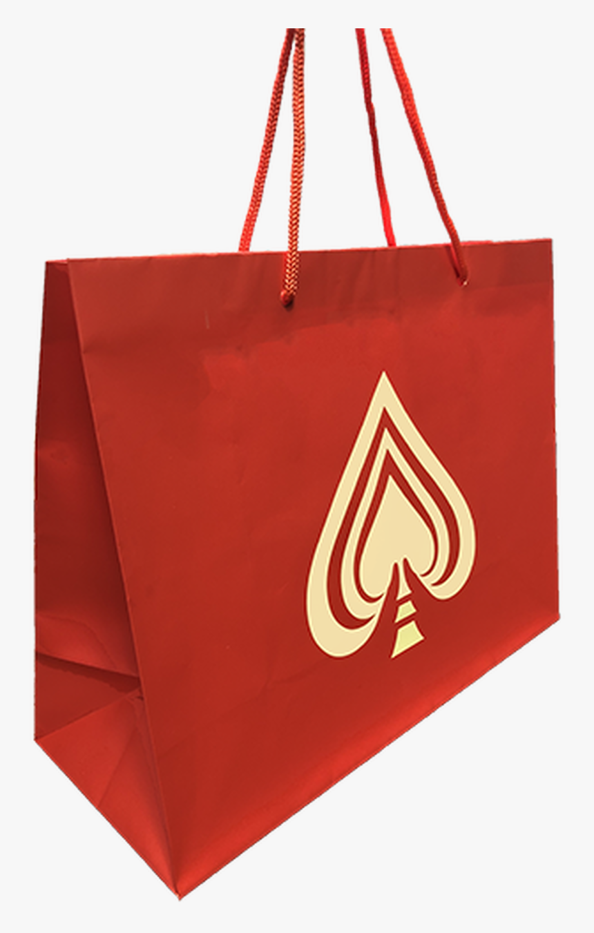 Red Spade Gift Bag - Tote Bag, HD Png Download