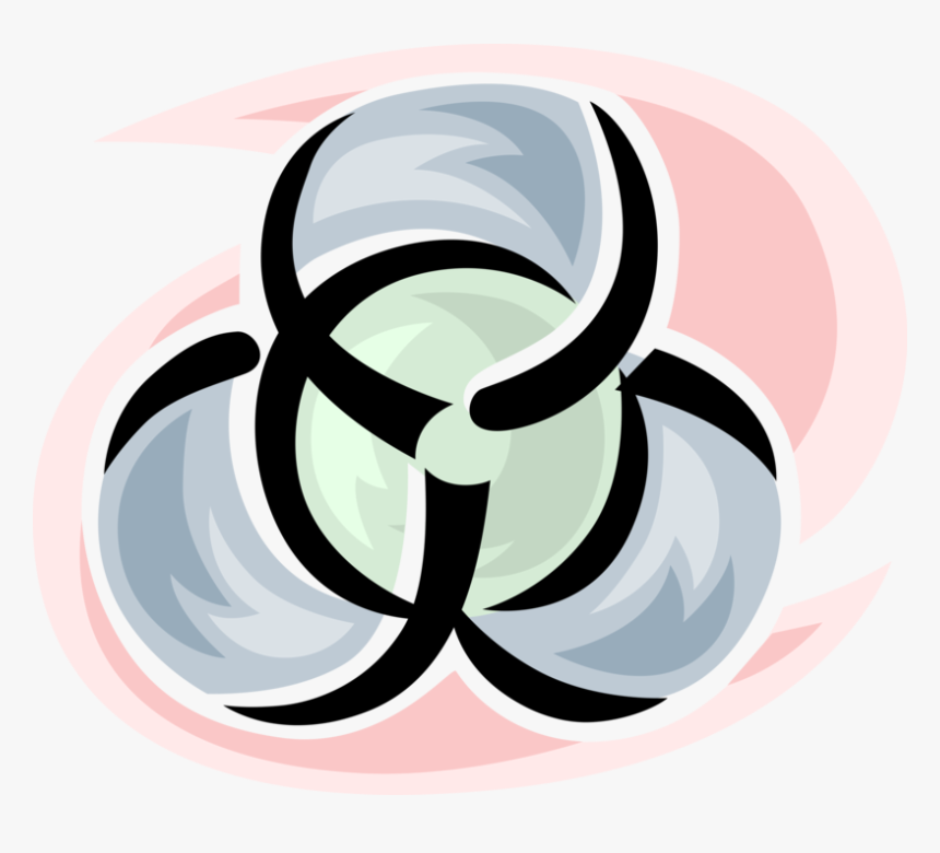 Vector Illustration Of Biohazard Hazardous Toxic Waste - Biohazard Stickers With Date, HD Png Download