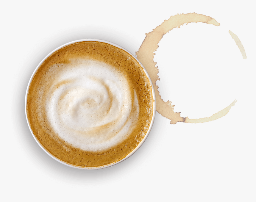 Transparent Coffee Cup Stain Png - Coffee Cappuccino Cute Png, Png Download