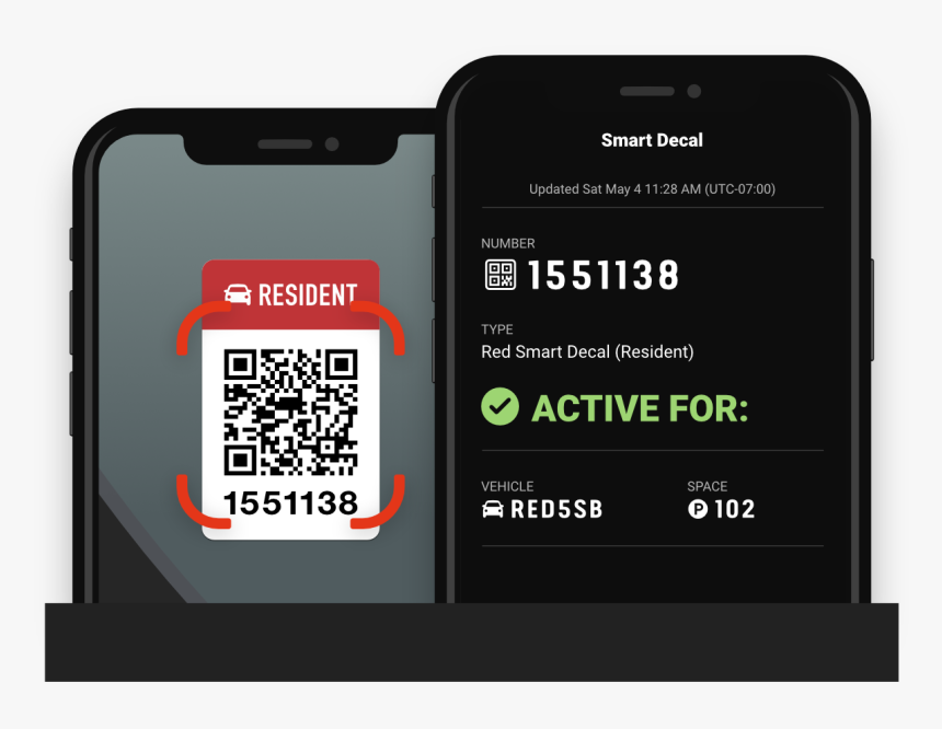 Parking Stickers For Apartments With Scan, HD Png Download