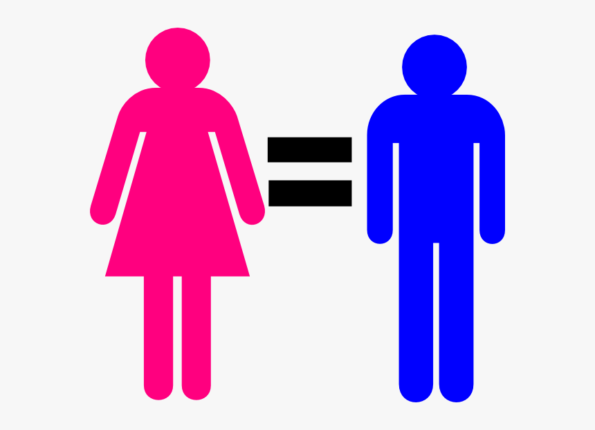Symbol Male And Female Svg Clip Arts - Male And Female Equal, HD Png Download
