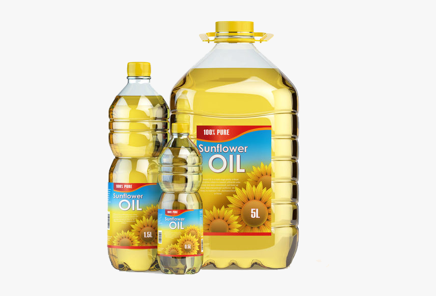 Sunflower Oil Png Background Image - Cooking Oil Bottle Png, Transparent Png