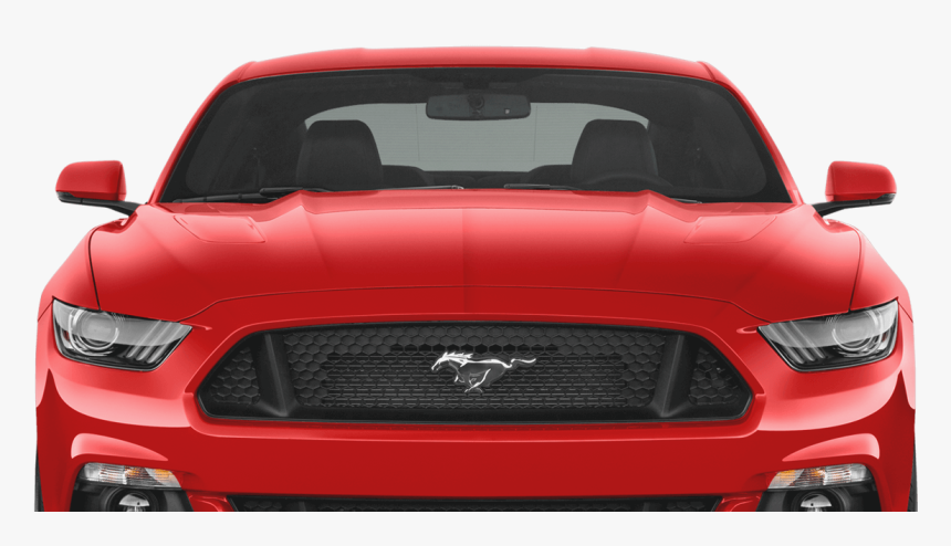 Ford Mustang Png - Ford Mustang Gt Front View, Transparent Png