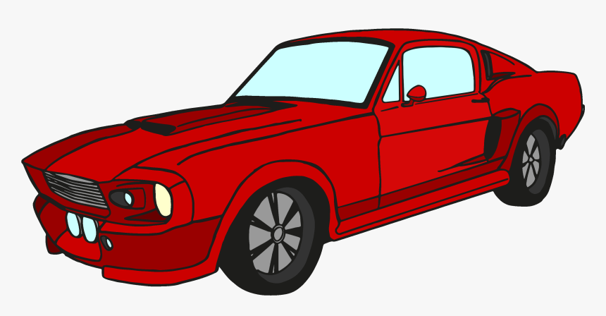 Transparent Luxury Car Png - Mustang Car Clipart, Png Download