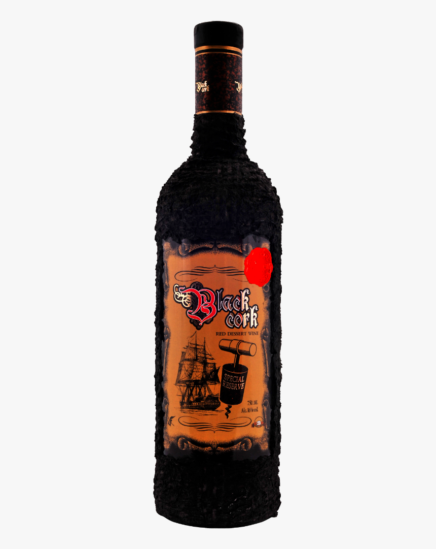Vindicum Black Corkk Red Desssert Wine Special Reserve - Glass Bottle, HD Png Download