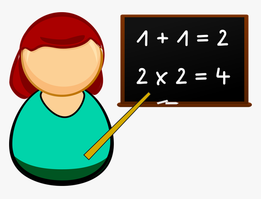 Blackboard, Chalk, Chalkboard, Comic Characters, Learn - Teacher 2 2 Clipart, HD Png Download