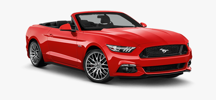 Ford Mustang Cabrio Rot Offen - Ford Mustang Cabrio Rental, HD Png Download