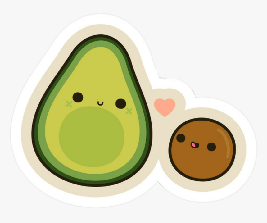 Cute Png Tumblr -cute Avocados, Hd Png Download - Cute Avocado Clipart, Transparent Png