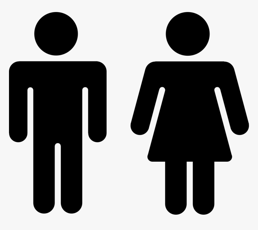Fi Male Female - Men And Women Toilet, HD Png Download