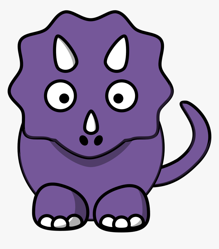 Purple Dinosaur Clip Art, HD Png Download
