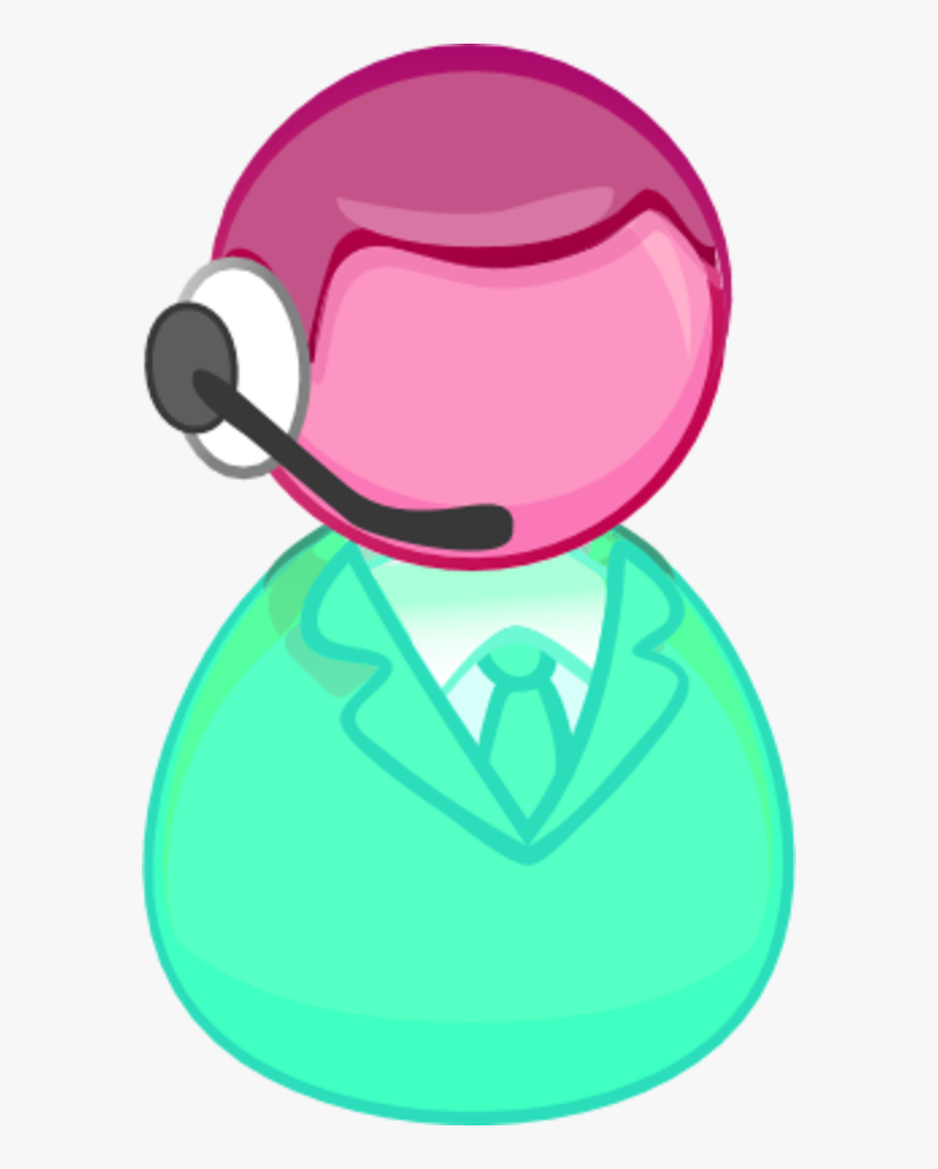 Female User Icon Ear Headset Call Center - Customer Service Representative Clipart, HD Png Download