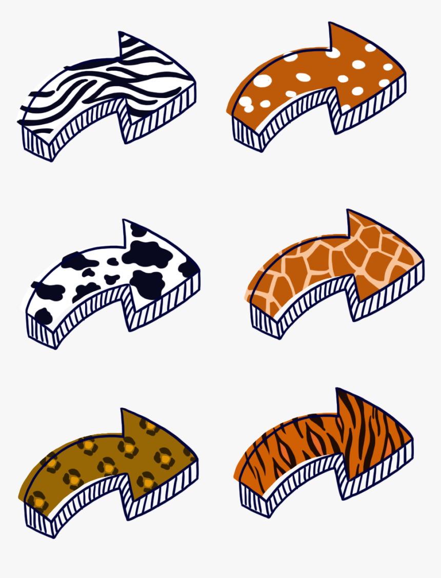 Arrow Striped Hand Drawn Zebra Png E Psd, Transparent Png