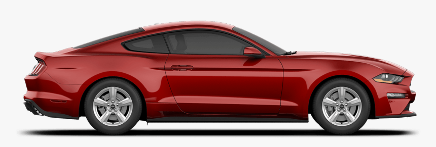 Ruby Red - 2019 All Black Mustang Ecoboost, HD Png Download