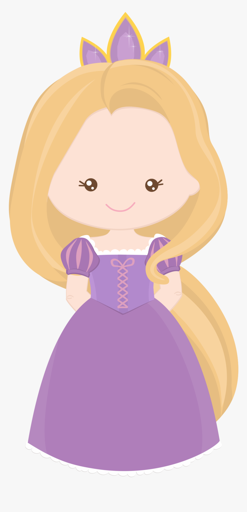 Princesa Disney Rapunzel Cute - Princesas Disney Cute Png, Transparent Png
