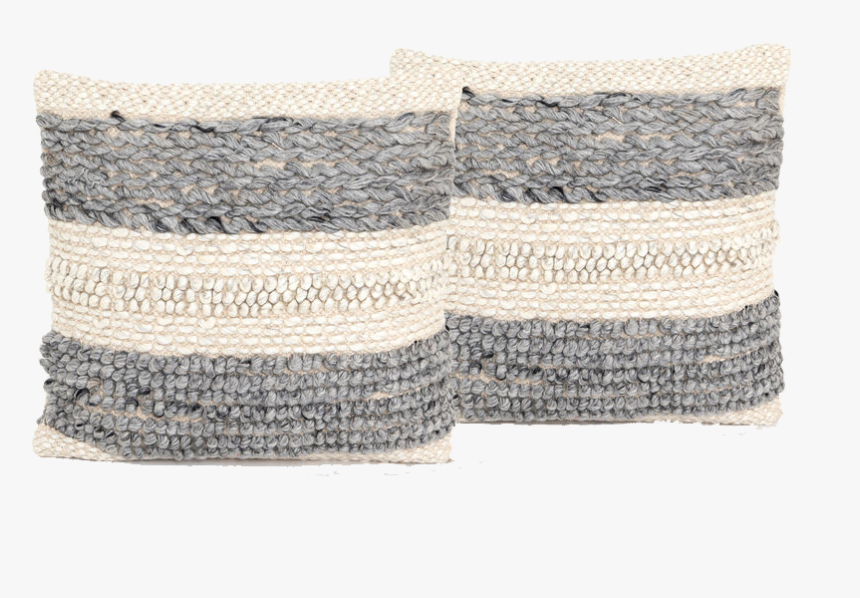 Textured Stripe Pillows - Webbing, HD Png Download