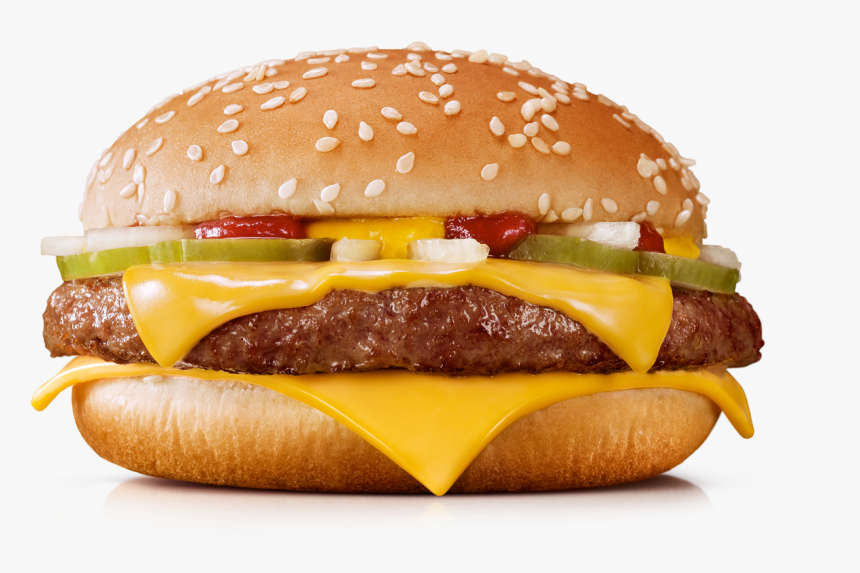 Mcdonald S Quarter Pounder Cheeseburger Hamburger Restaurant - Mcdonalds Quarter Pounder Png, Transparent Png