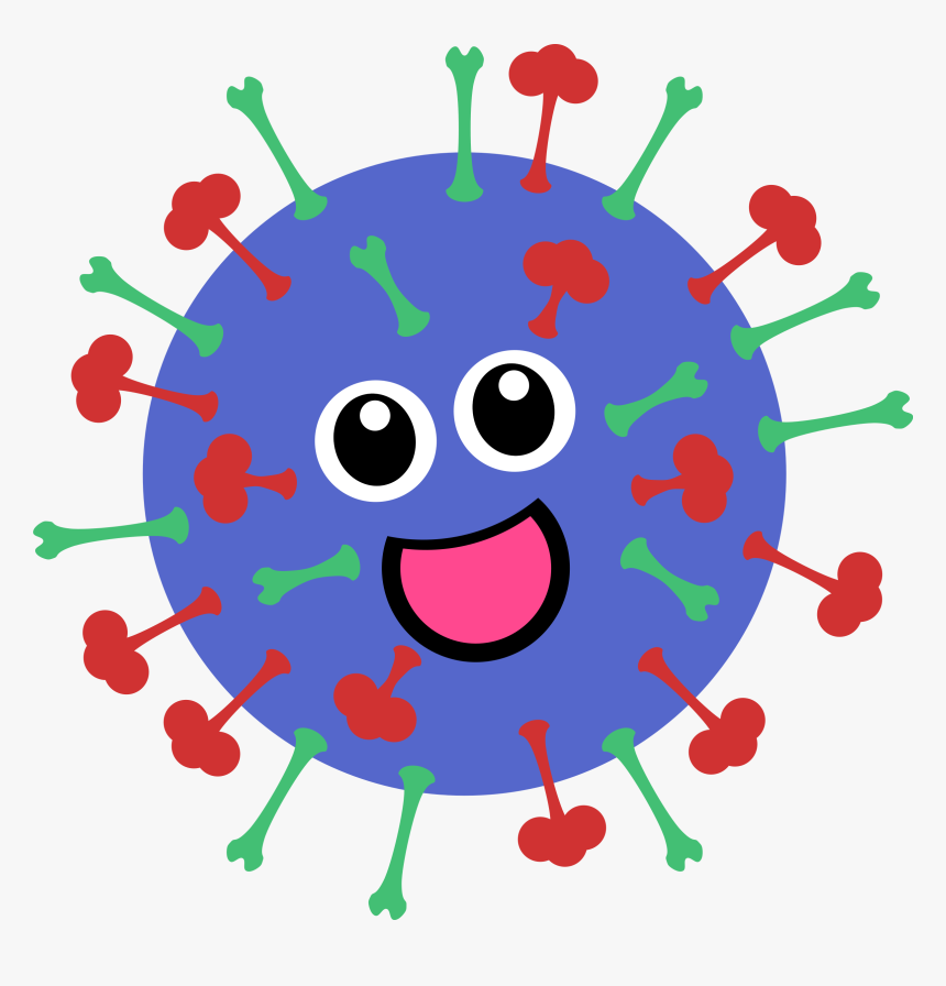 Cute Virus Clip Arts - Virus Clipart Png, Transparent Png