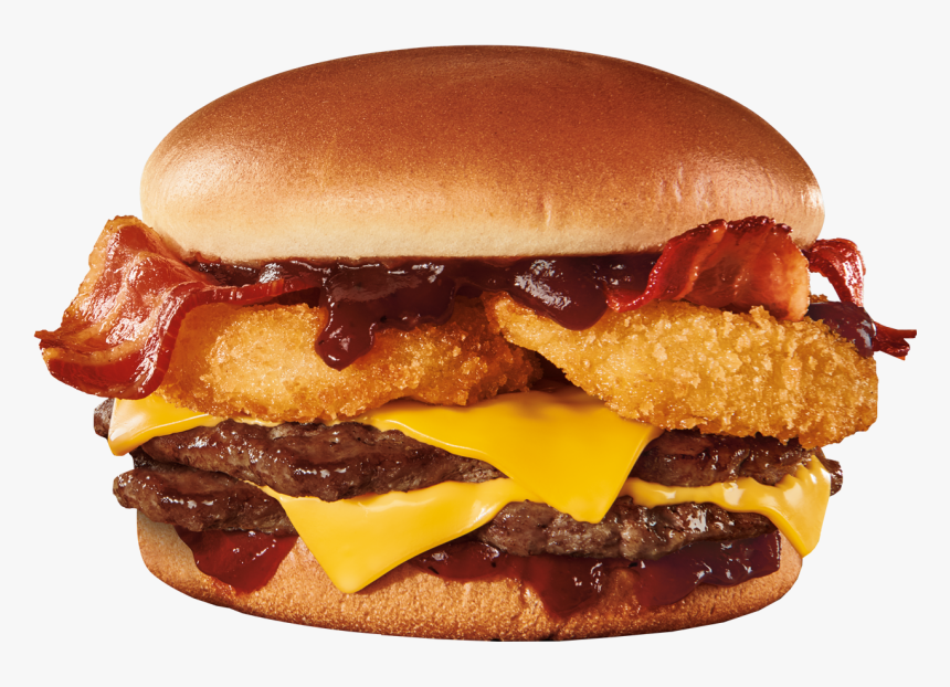 Transparent Bacon Cheeseburger Png - Jack In The Box Bbq Bacon Double Cheeseburger, Png Download