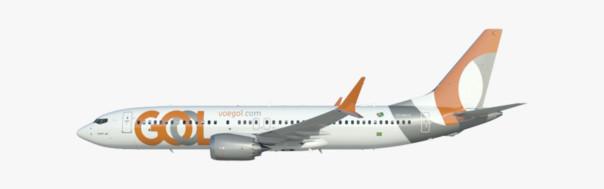 Gol Airlines 737 Transpare, HD Png Download