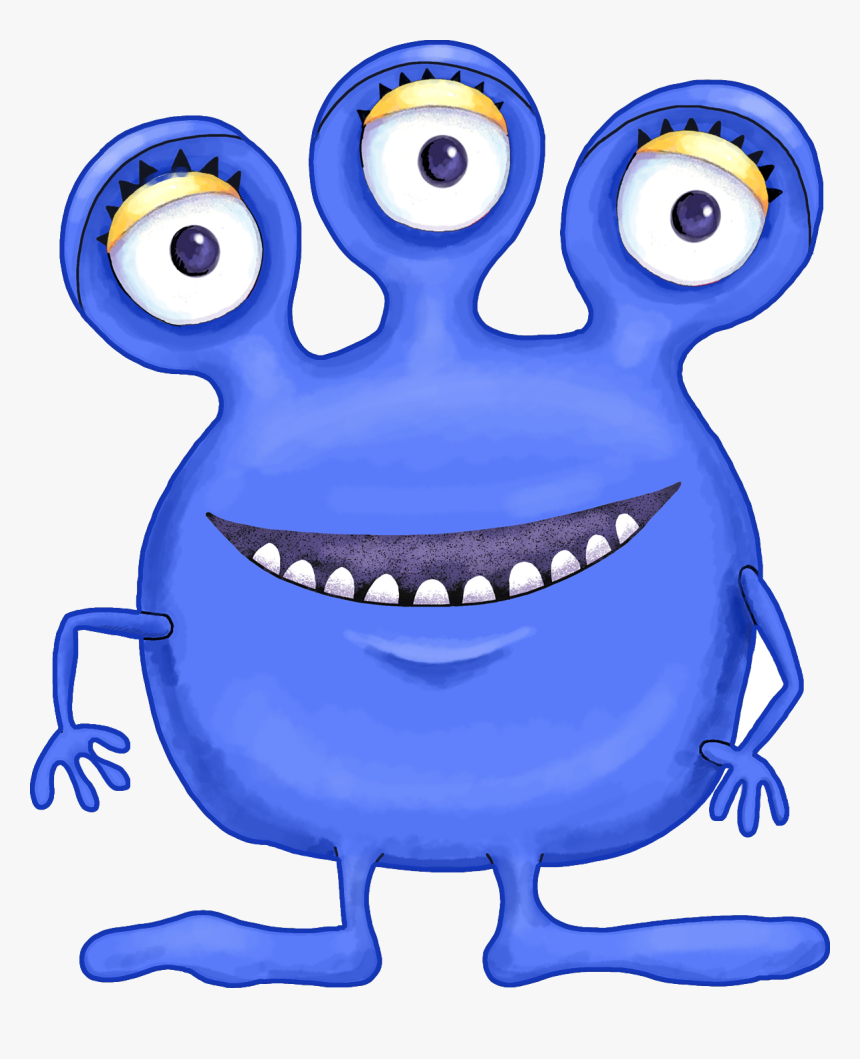 Alien Cute Clipart Kid Transparent Png - Monstruo De Tres Ojos, Png Download