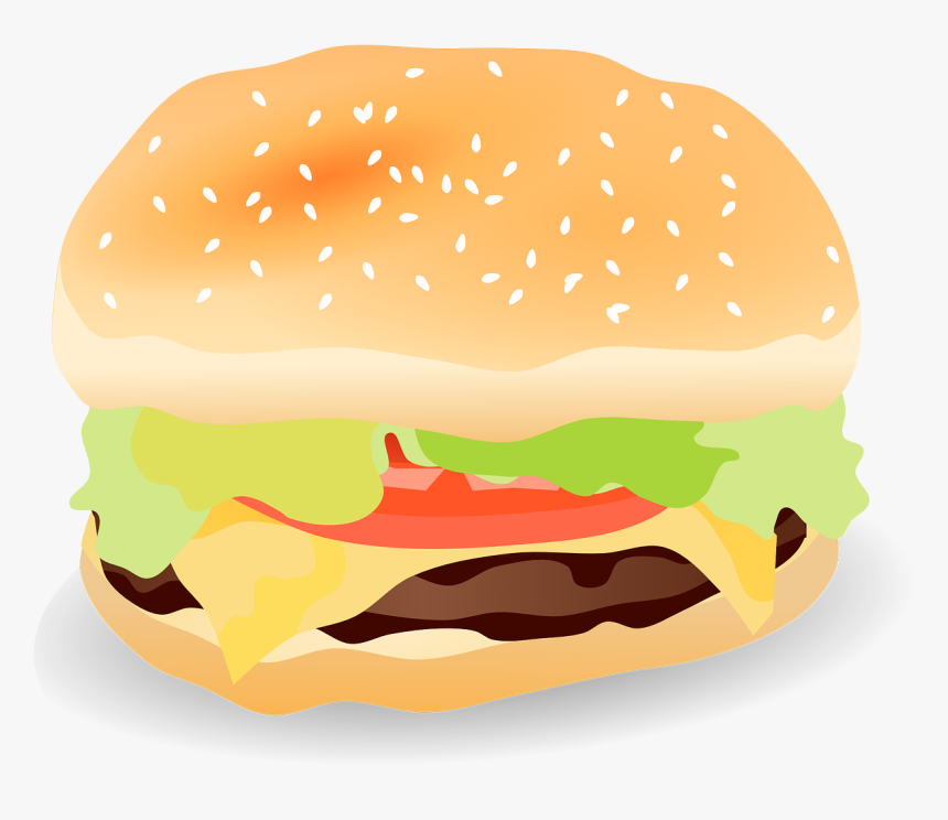 Burger Vector Transparent, HD Png Download