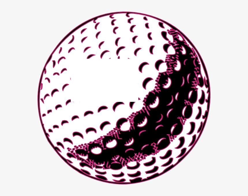 Vintage Golf Ball Art, HD Png Download
