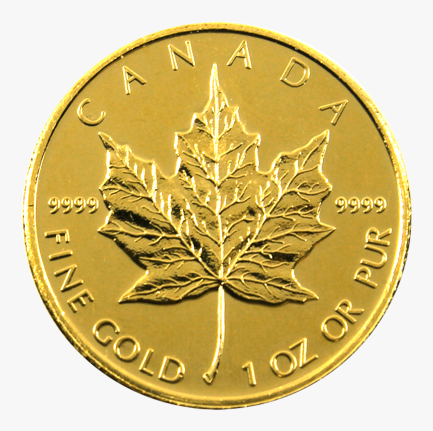 To A Far Lesser Extent, Even The Value Of Gold Bullion - Moneda De Oro De Canada, HD Png Download