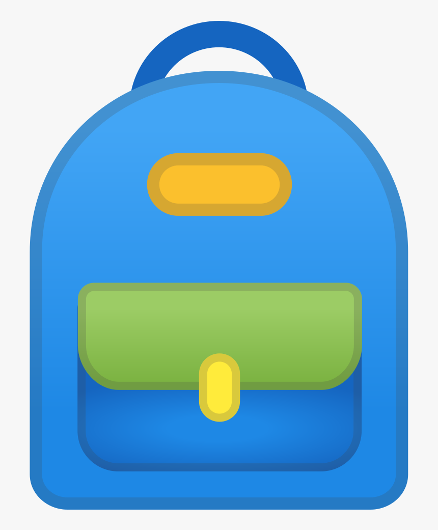 School Backpack Icon - School Ico, HD Png Download