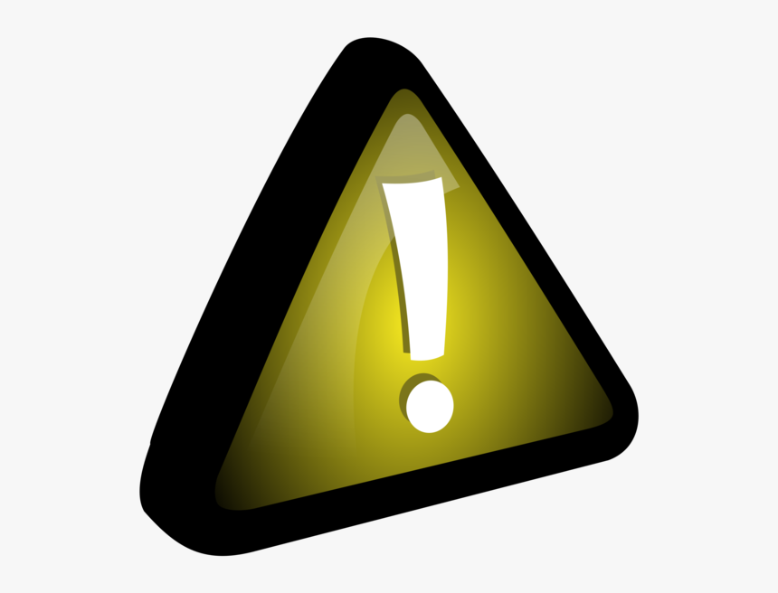 Angle,symbol,yellow - Exclamation Icon, HD Png Download