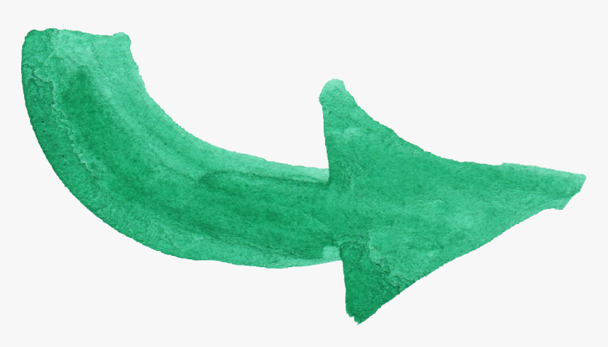 Watercolor Green Arrows Not Png, Transparent Png