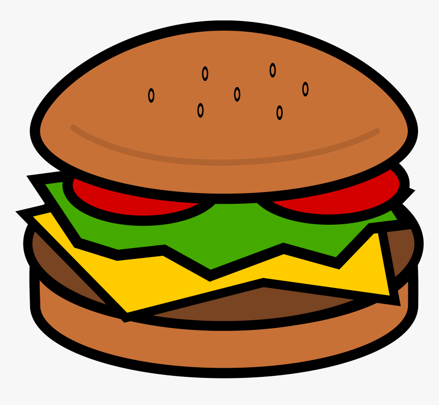 Clipart - Clipart Hamburger, HD Png Download