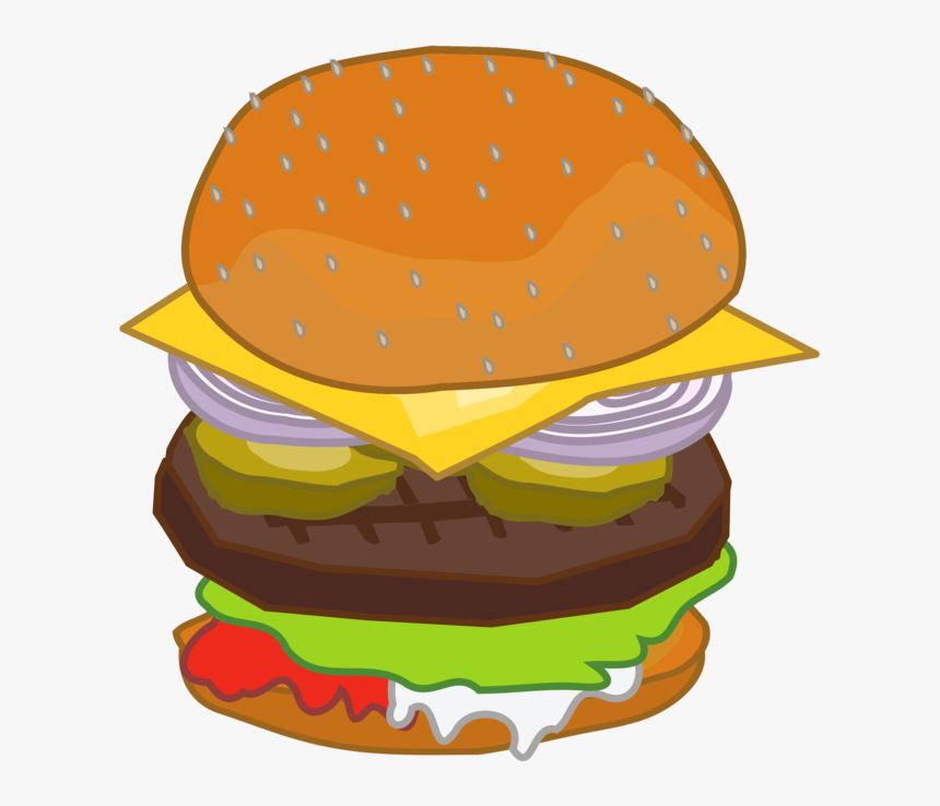 Sandwich,hamburger,food - Burger Clipart, HD Png Download