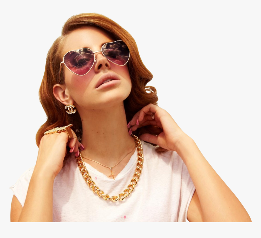 Lana Del Rey - Lana Heart Shaped Sunglasses, HD Png Download