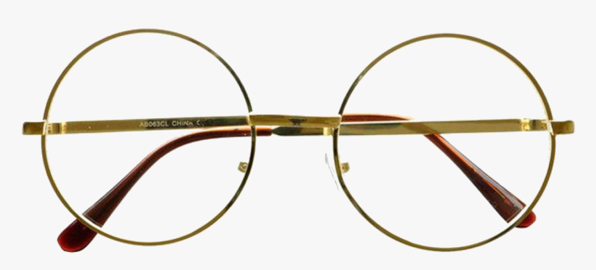 Aesthetic, Glasses, And Meme Image - Bronze, HD Png Download