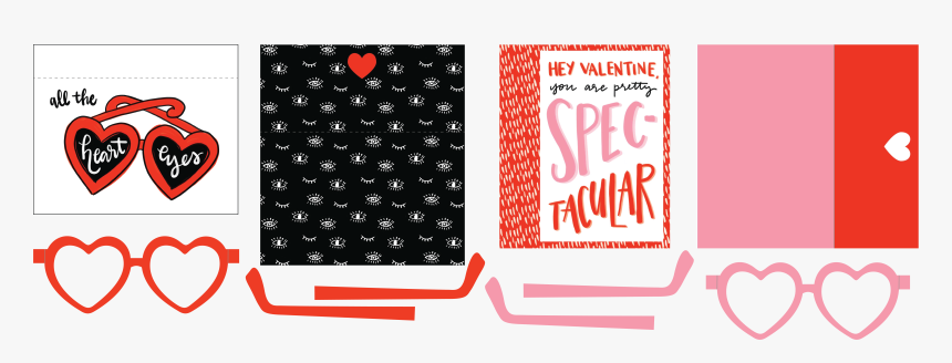 Heart Glasses Png, Transparent Png