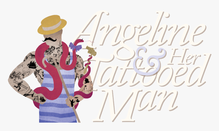 Poster For Angeline & Her Tattoed Man - Cartoon, HD Png Download