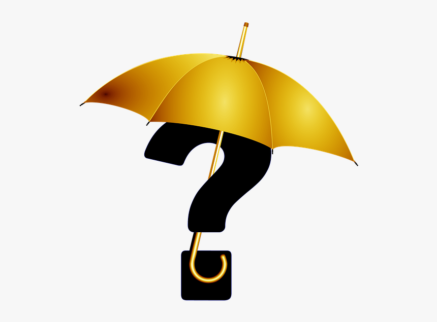 Question Mark, Umbrella, Resistance, Resistant, Deny - Umbrella Question Mark, HD Png Download