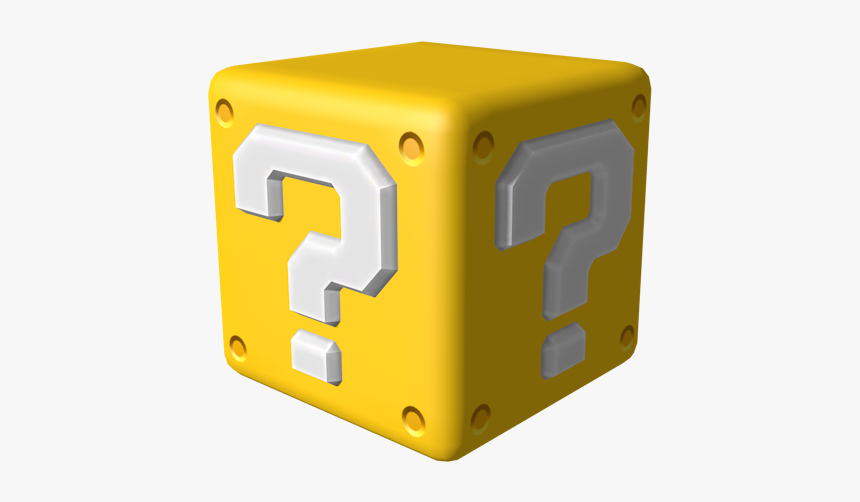 Mario Question Mark Png Mario Question Block 3d Transparent Png