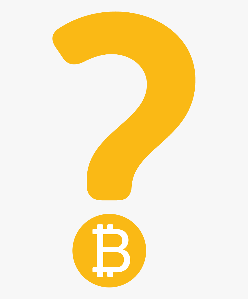 Btc Question Mark - Bitcoin With A Question Mark, HD Png Download