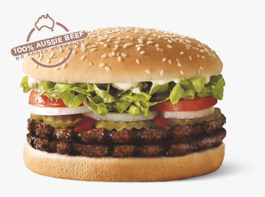 Baconator Whopper Hungry Jacks, HD Png Download , Transparent Png