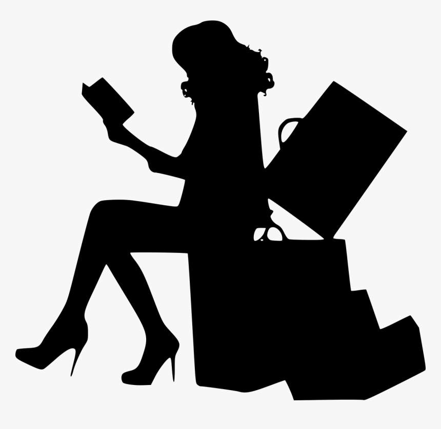 Silhouette Woman Traveling Free Picture - Leave A Review Author, HD Png Download