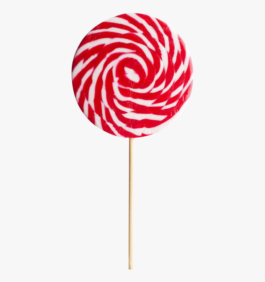 Red And White Lollipop Png, Transparent Png