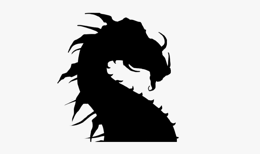 Silhouette Dragon Taylor Allderdice High School Portrait - Cool Silhouette Designs, HD Png Download