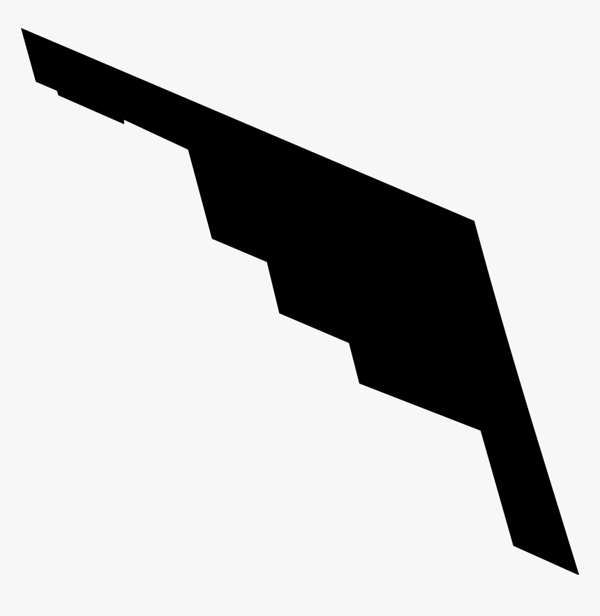 B 2 Bomber Silhouette, HD Png Download