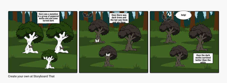 Group Of Peppered Moths, HD Png Download