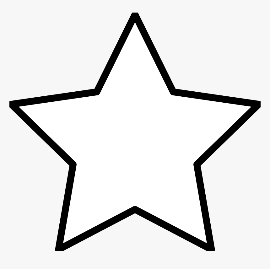Star Clipart Black And White, HD Png Download